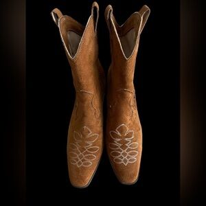 Cowboy Cowgirl Western Suede Booties size 39​